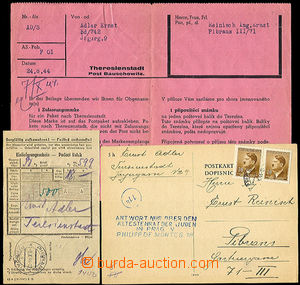 33328 - 1944 C.C. Terezín 3 documents/attributes to parcel to Terez