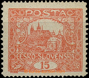 33615 - Pof.7F, 15h bricky red, open spiral, short bar, nice margin