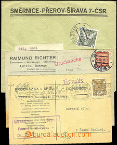 33724 - 1921/38 CZECHOSLOVAKIA 1918-39 selection 14 pcs of entires