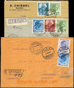33730 - 1937/38 comp. of 3 letters to Czechoslovakia, 2x by air mail