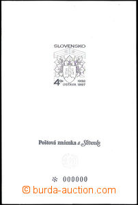 33742 - 1997 Zsf.PTb127, embossing print emblem / symbol, with zero