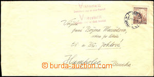 33816 - 1941 oblong envelope with nice German - Czech propagandistic