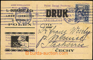 33913 - 1923 over splice with private overprint p.stat Mi.P33b, with
