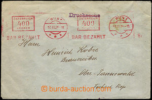 34045 - 1923 cash franked letter in/at inflation period sent as prin
