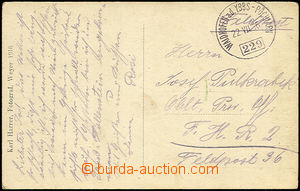 34061 - 1916 postcard sent as FP with print railway pmk č.229 WAIDH