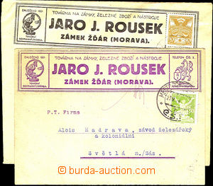 34092 - 1923-24 Spring J. Rousek, Castle Žďár - castles and iron