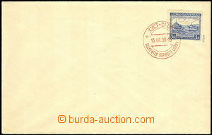 34097 - 1939 envelope with stmp Pof.351 and red special postmark Khu