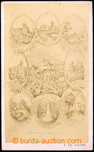 34129 - 1900? Das Achtelgebirge mit Alexandersbad - cabinet card pri