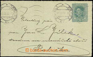 34137 - 1918 CPŘ8 letter-card 20h Charles without margins, MC Prag