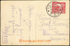34143 - 1920 postcard with 20h red with bar type II., Pof.9C II.p 46