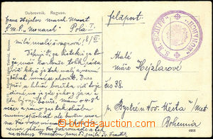 34262 - 1916? S.M. Schiff MONARCH round violet cancel. with eagle,