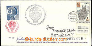 34360 - 1969 Czechoslovakia balloon mail, letter transported 5. bal