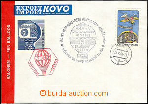 34361 - 1969 Czechoslovakia balloon mail, letter transported 5. bal