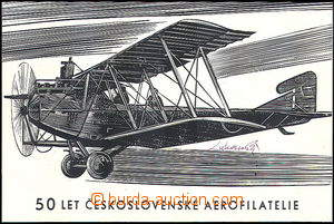 34366 - 1970 Czechoslovakia promotional card issued to Anniv 50 yea