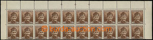 34421 - 1945 Pof.388, upper bnd-of-20 with plate mark inverted B, mi