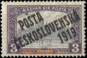 34426 - Pof.116 Parliament with III. type overprint, exp. by Gilber