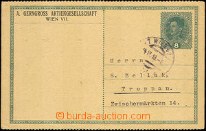 34441 - 1918 Mi.P235, 8h Charles with perf for typewriter and privat