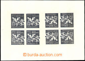 34453 - 1945 trial print unissued stmp Revolutionary post 1Kčs from