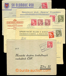 34456 - 1944 Football clubs Přerov, Prostějov, Olomouc, Racková,