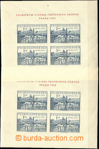 34468 - 1950 Pof.A564 Prague (2 pcs of), type inscription III., stra