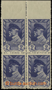 34539 - 1945 Pof.386, Moscow 2 Koruna as blk-of-4 with omitted hor