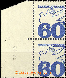34548 - 1974 Pof.2113 production flaw No.1, omitted print red and ye