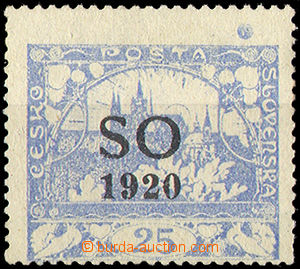 34625 - Pof.SO(8)NAa, unissued 25h ultramarine with black overprint