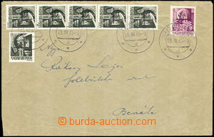 34690 - 1945 Slovakia Rožňavský overprint letter with 7 pcs of