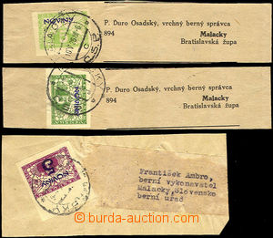 34817 - 1926 to exhaustion- on/for express, comp. 2 pcs of newspape