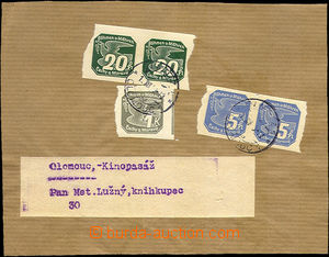 34837 - 1940 address cut out from cover of newspaper article for 30
