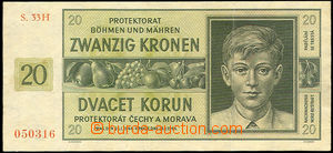 34877 - 1944 ČaM 20K, kat. 35, série H, kvalita 1-2