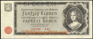 34878 - 1940 ČaM 50K, kat. 36, série A, specimen, kvalita N