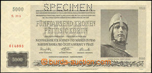 34897 - 1944 ČaM  5000K, kat. 41, série 19A, specimen, kvalita N