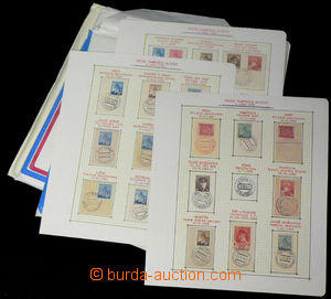 34913 - 1945-86 COMMEMORATIVE POSTMARKS CZECHOSLOVAKIA 1945-92 col