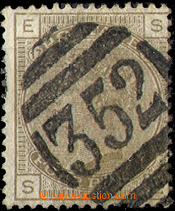 34965 - 1877 Mi.48, olive, big letters in corners ES/SE, complete nu