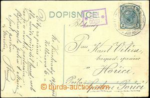 35056 - 1906 colored postcard from svatojánské fair Us delivery po