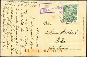 35061 - 1911 postcard Us delivery postal agency LEDEC/LEDETZ (Smečn