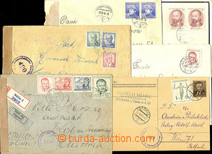 35168 - 1946/53 CZECHOSLOVAKIA 1945-92 selection 6 pcs of entires