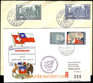 35207 - 1939/62 2x Reg letter, 1x to Switzerland with Mi.181-2, spec
