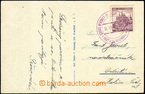 35224 - 1940 Pouť by/on/at St. Anthony, violet cancel. on/for Us po