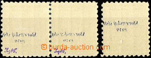 35295 - 1939 Alb.6 overprint Coat of arms 30h, 3 pcs of stamps with