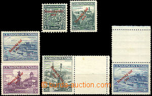 35311 - 1939 Alb. 22, 21, 20, overprint comp. 6 pcs of stamp. with f