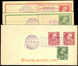 35371 - 1909 machine commemorative postmark KARLSBAD/ PHILATELISTENT