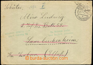 35416 - 1942 letter FP returned back with green cancel. An sender Zu