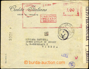 35443 - 1943 commercial letter addressed to to Vienna, franked by me