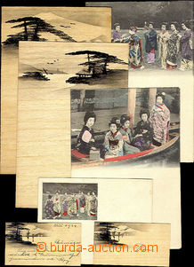 35471 - 1920 JAPANESE NOTEPAPERS selection of paper also envelopes w