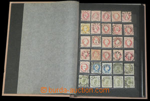 35561 - 1870-1900 AUSTRIA sestava vybraných zn. s celými razítky