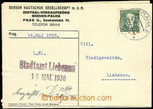 35637 - 1930 advertising PC for typewriter with additional-printing