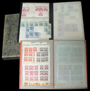 35655 - 1939-45 1939-45 B+M bigger accumulatio of stamps, blocks of