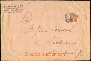 35664 - 1943 large format letter franked by stamp Pof.89, daily post